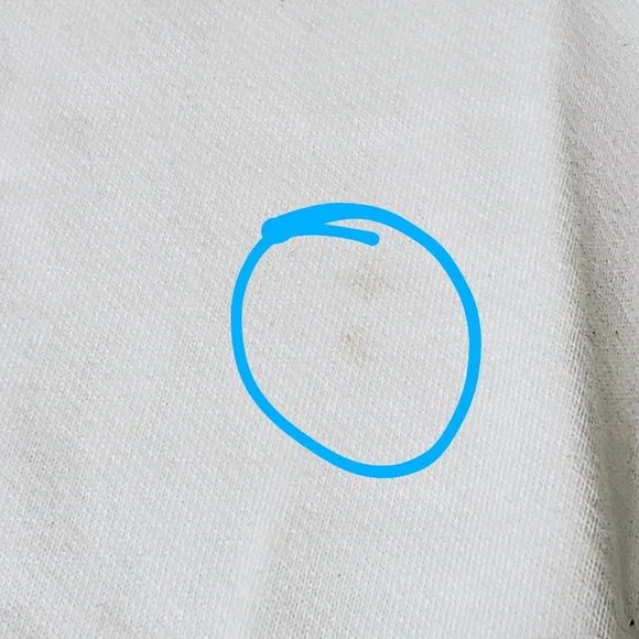 Fila Ladies' 1/4 Zip Fleece Pullover Sweatshirt, White/Navy Large - Picture 8 of 14